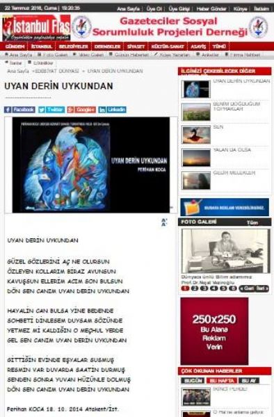 Uyan Derin Uykudan şiir